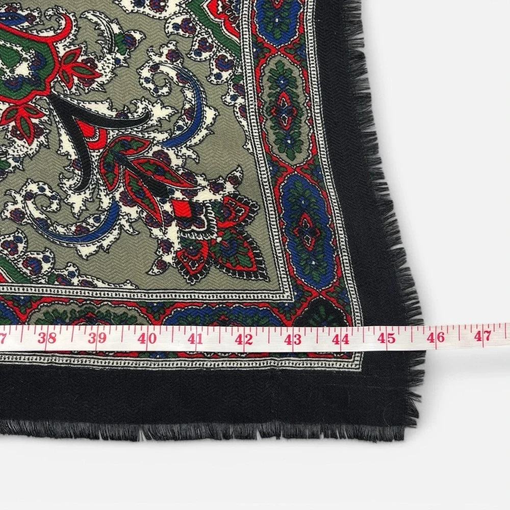 Vintage Italian‎ Scarf Shawl 46x47